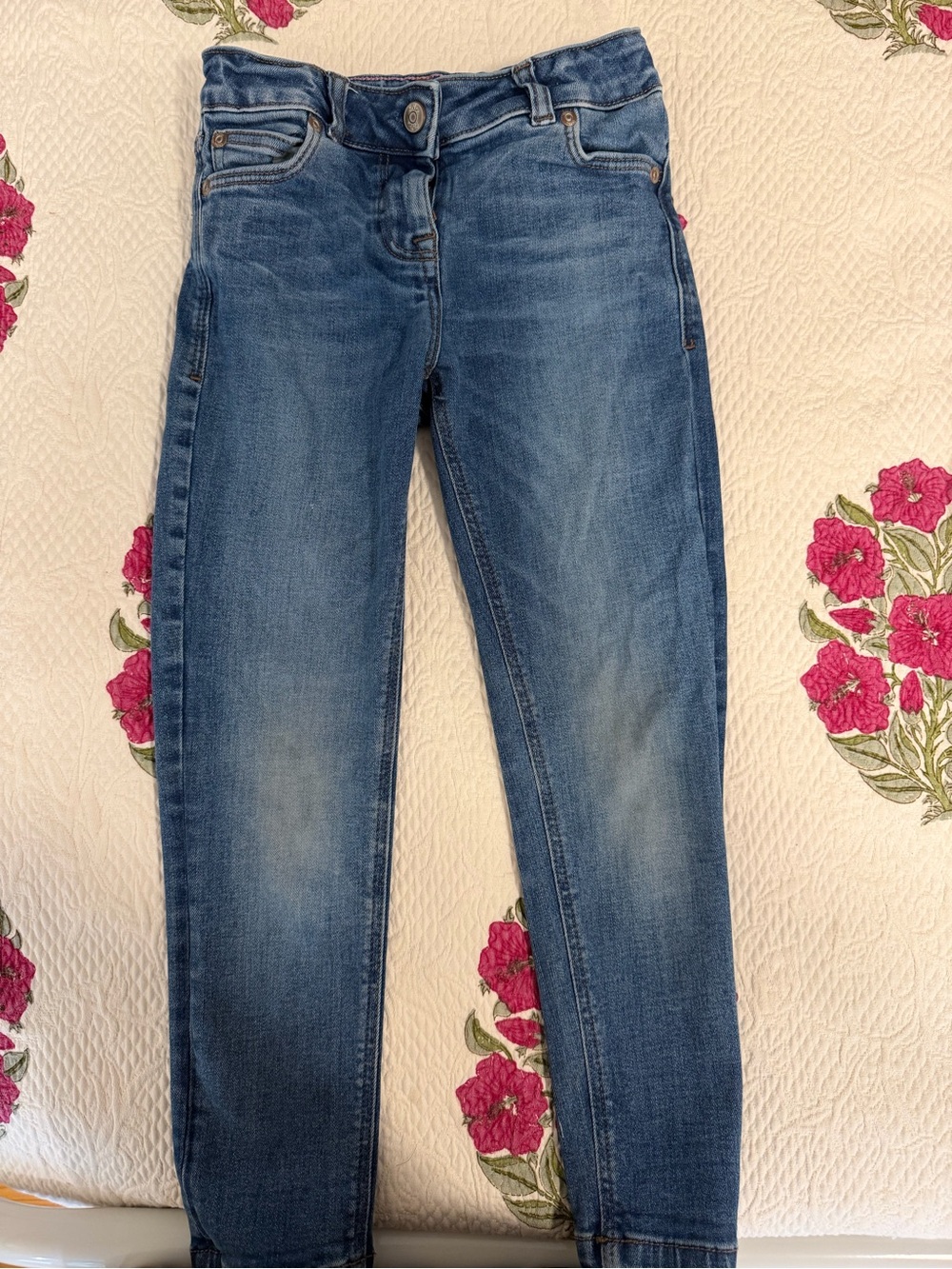 Mini Boden Girls Blue Stretch Denim Jeans